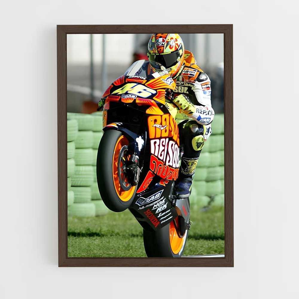 Poster Rcv motogp dynamique – affiche Honda Moto (vue 5)
